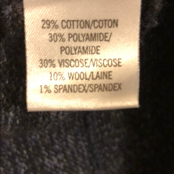 Black/Blue Theory Mock-Neck Cardigan - Picture 5 of 5